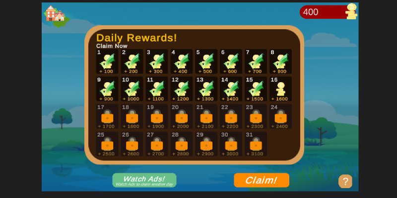 Daily Rewards System - Unity Plugin