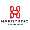 hari-studio-letter-h-pro-logo-template