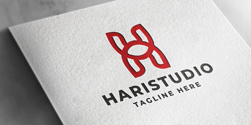 Hari Studio Letter H Pro Logo Template