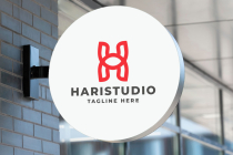 Hari Studio Letter H Pro Logo Template Screenshot 1