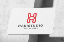 Hari Studio Letter H Pro Logo Template Screenshot 2
