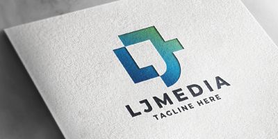 L and J Media Pro Logo Template