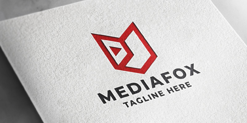 Media Fox Pro Logo Template