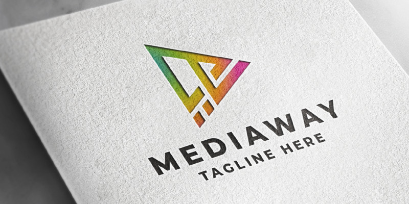 Media Way Pro Logo Template