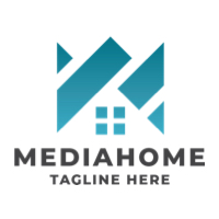 Media Home Pro Logo Template