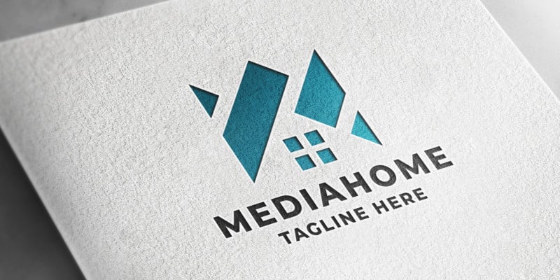 Media Home Pro Logo Template
