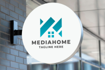 Media Home Pro Logo Template Screenshot 1