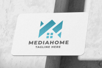 Media Home Pro Logo Template Screenshot 2
