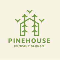 Pine House Pro Logo Template