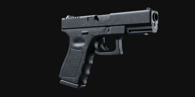 3D gaming Assets Pistol 3D Model Low Poly 