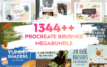 1344 Procreate Brushes Megabundle Screenshot 1