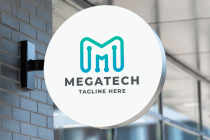 Mega Tech Letter M Pro Logo Template Screenshot 1