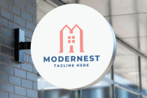 Modern Estate Letter M Pro Logo Template Screenshot 1