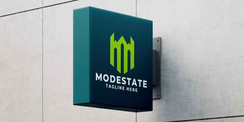 Modestate Letter M Pro Logo Template