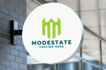 Modestate Letter M Pro Logo Template Screenshot 1