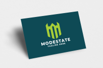Modestate Letter M Pro Logo Template Screenshot 2