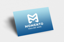 Momento Business Letter M Pro Logo Template Screenshot 2