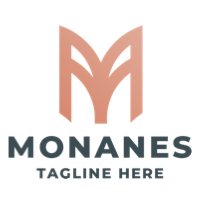 Monanes Letter M Pro Logo Template