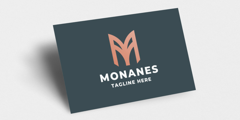 Monanes Letter M Pro Logo Template