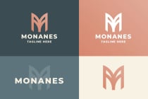 Monanes Letter M Pro Logo Template Screenshot 3