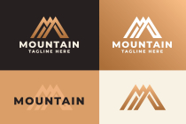 Mountain Tech Letter M Pro Logo Template Screenshot 3