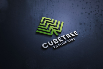 Cube Pine Tree Logo Screenshot 2