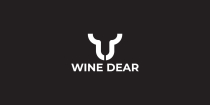 Dear and Wine Logo Design Template Screenshot 1