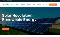 Soltrin -  Renewable Energy Vue Js Template Screenshot 1