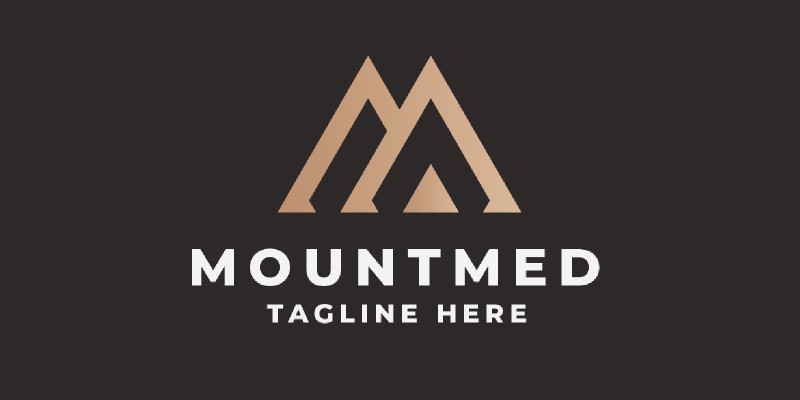 Mount Media Letter M Pro Logo
