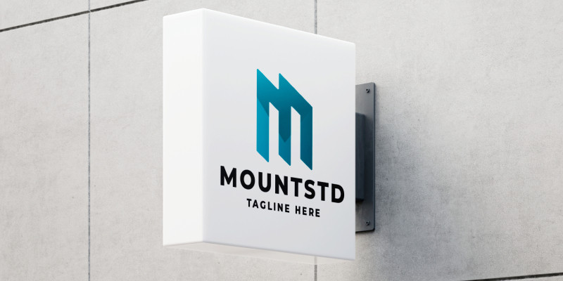 Mount Studio Letter M Pro Logo