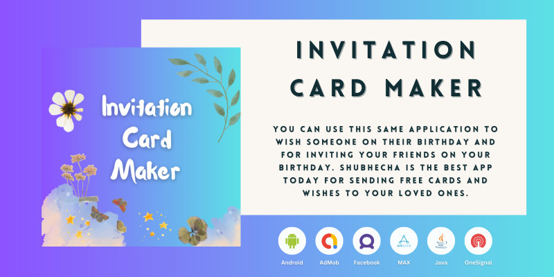 Invitation Card Maker - Android Source Code