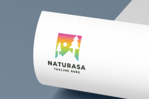 Nature Square Pro Logo Template Screenshot 1