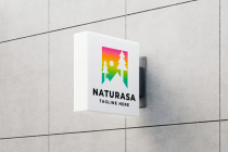 Nature Square Pro Logo Template Screenshot 2