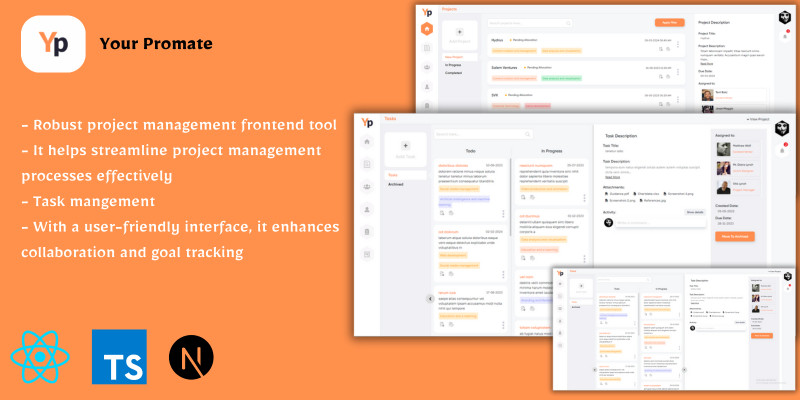 Your Promate - Task Management Script NodeJS React