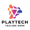 Play Tech Pro Logo Template
