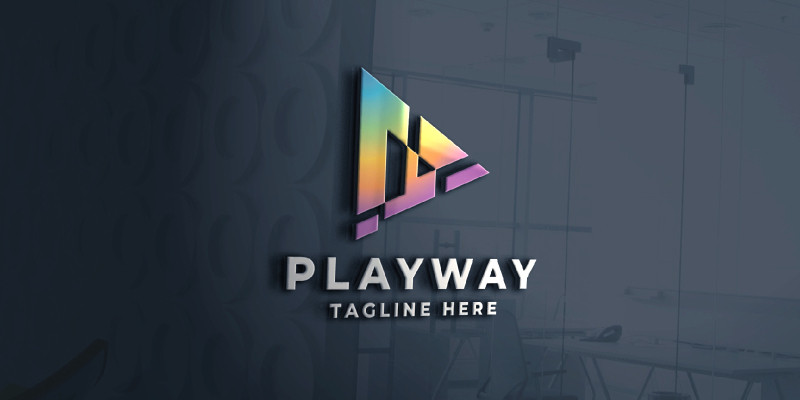 Play Way Pro Logo Template