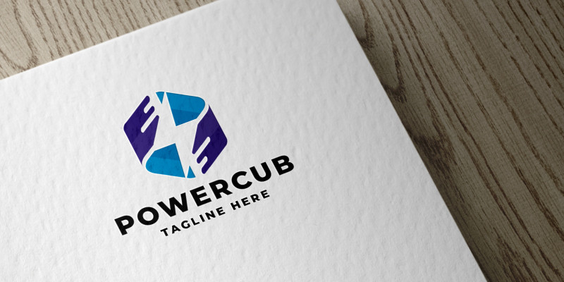 Power Cube Pro Logo Template