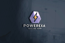 Powerexa Pro Logo Template Screenshot 1