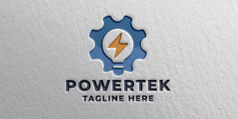 Powertek Pro Logo Template