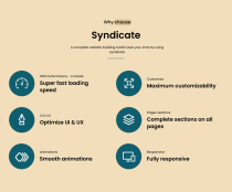 Syndicate: Business Advisory HTML5 Template Screenshot 2