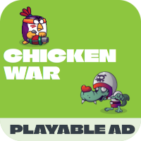 Chicken War Playable Ad - NodeJS