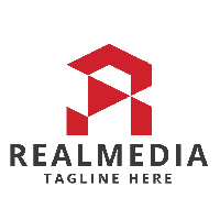 Real Media Letter R Logo Template