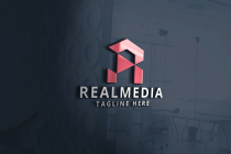 Real Media Letter R Logo Template Screenshot 1