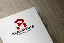 Real Media Letter R Logo Template Screenshot 3