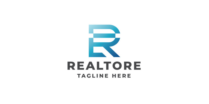Realtore Letter R Logo Template