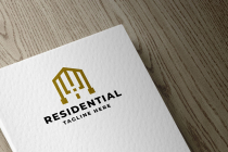 Residential Real Estate Pro Logo Template Screenshot 1
