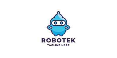 Robotek Pro Logo Template
