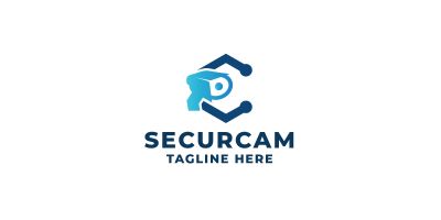 Secure Camera Pro Logo Template