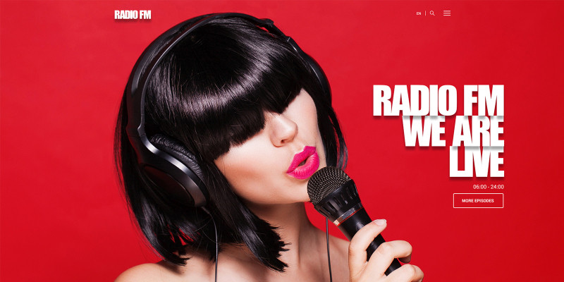 Radio FM & Sound Studio WordPress Theme