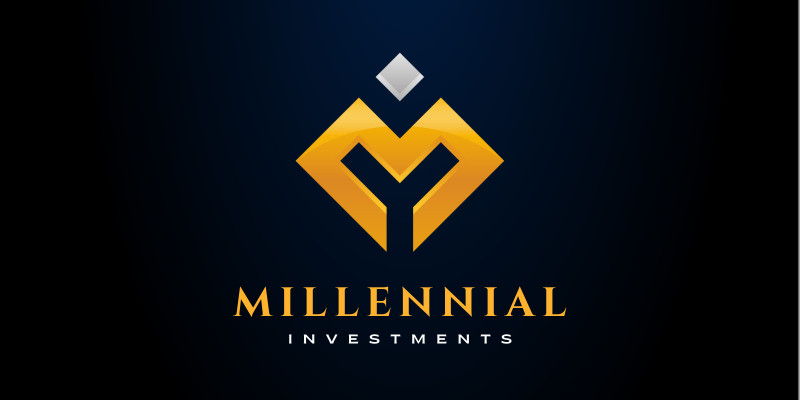 Gold Silver Financial Investment Logo Template